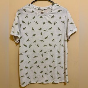 Women’s Olive Dino Print Tee